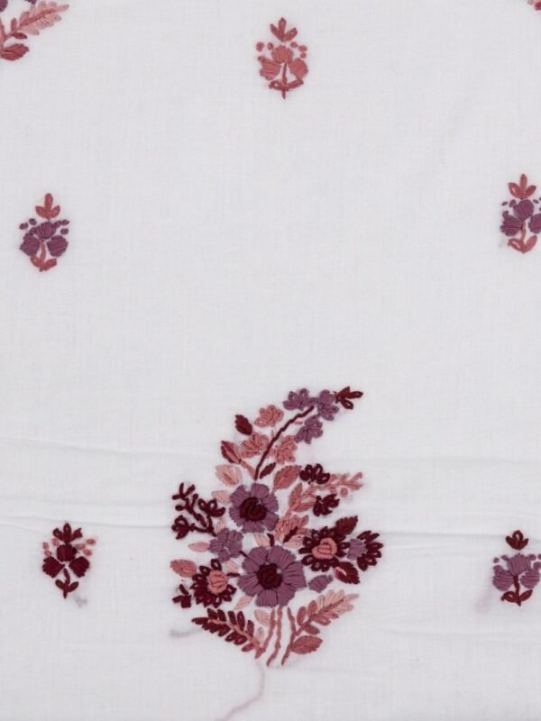 Traditional Hand Embroidery on Cotton 3 Piece Kurta Set by Adrika