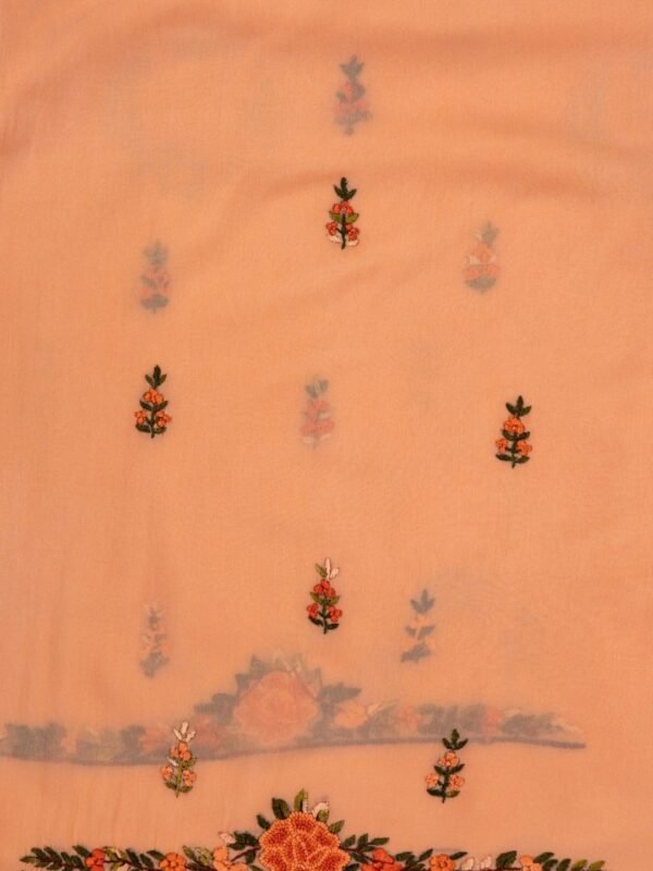 Premium Hand Embroidered Georgette Kurta