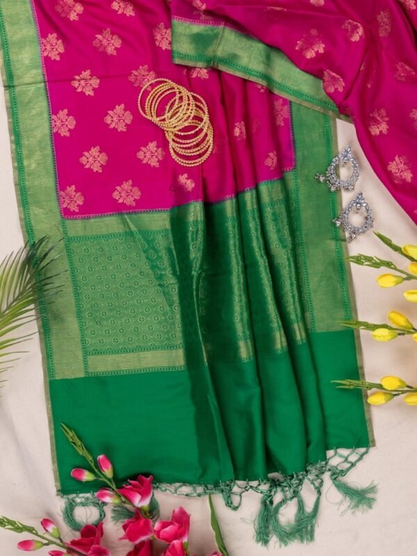 Banarasi Katan Jamewar Dupatta with timeless beauty