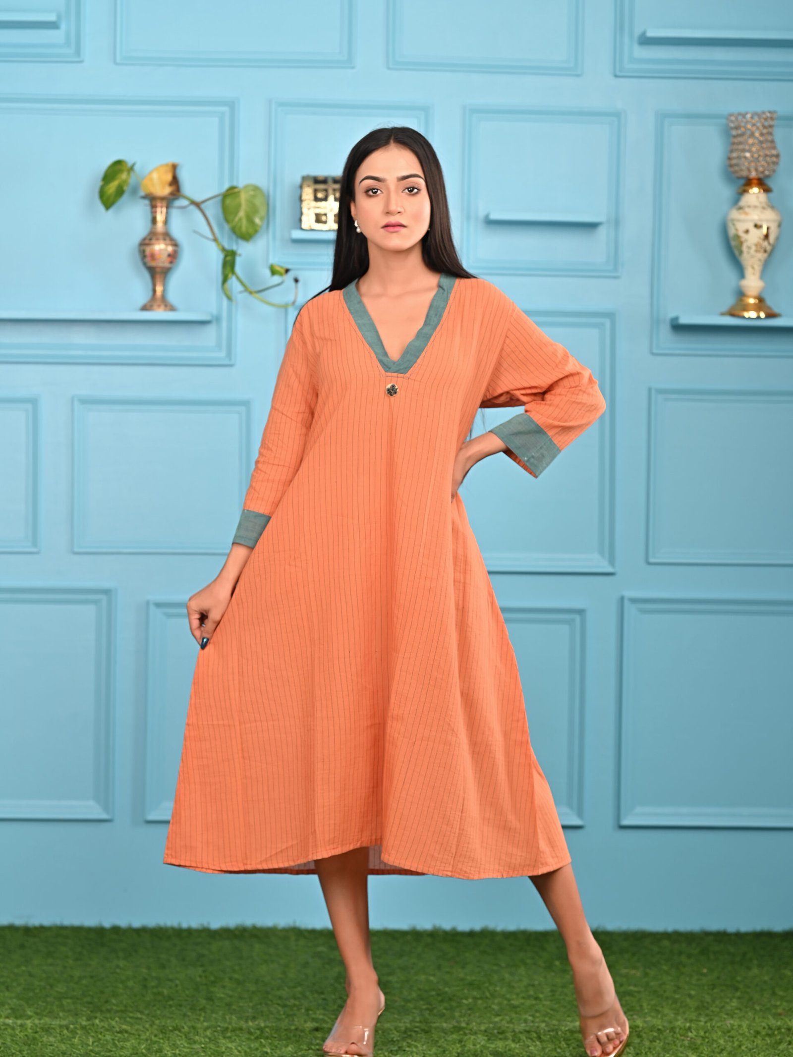 Adrika’s Handloom Cotton Dress